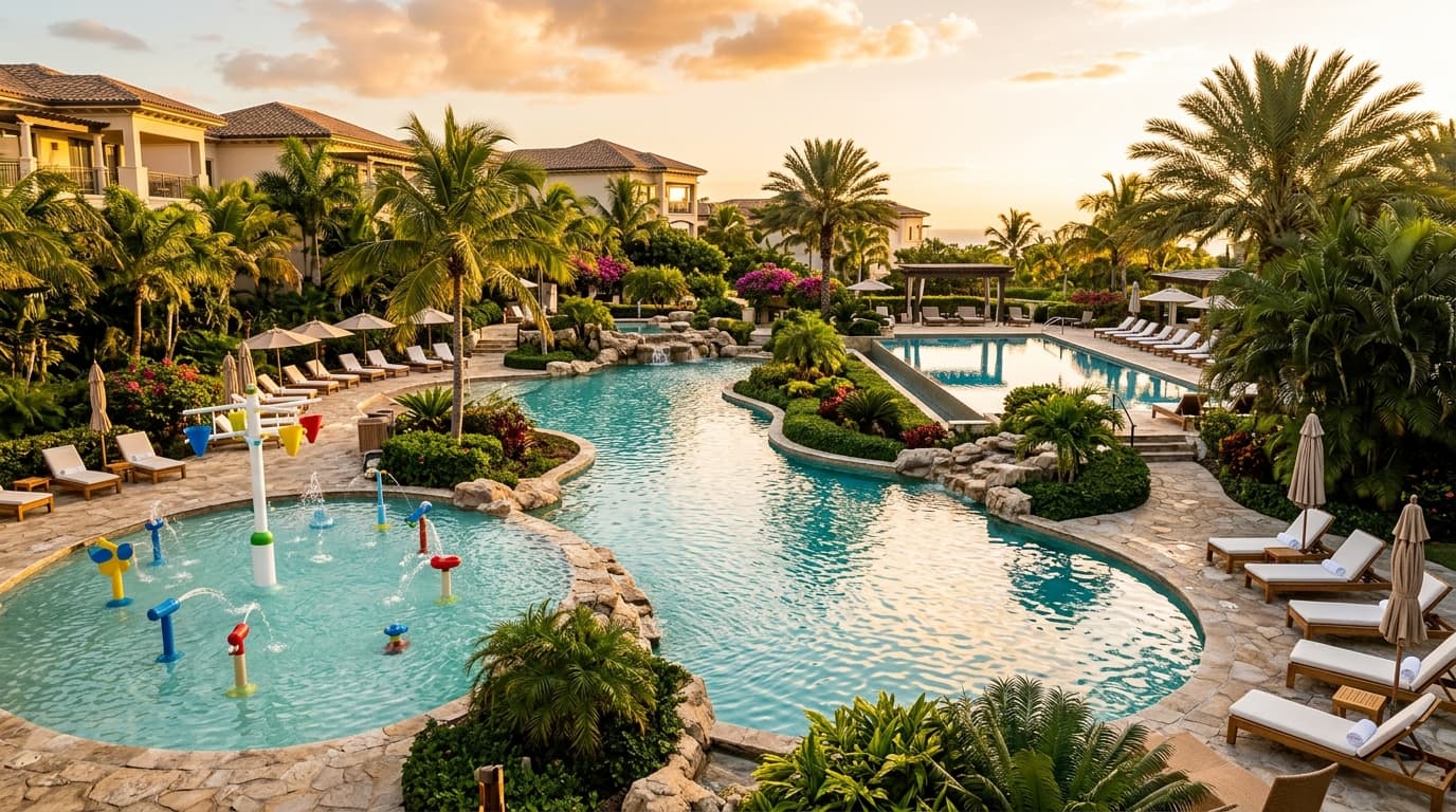 Hồ bơi, bãi biển và tiện ích cho trẻ em ở resort Dubai có thân thiện với gia đình không?