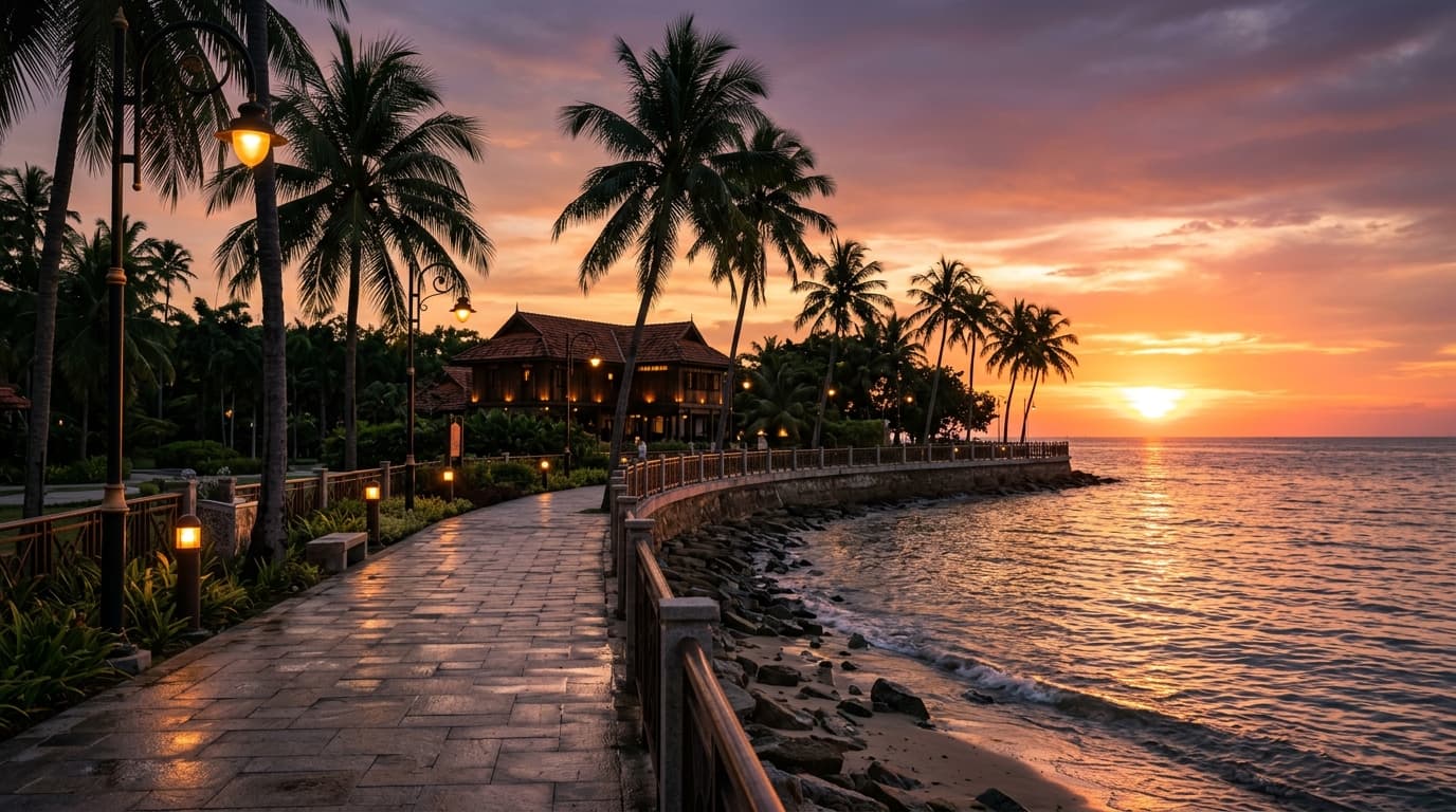Where are peaceful escapes and cultural stops along Sharjah's coast?