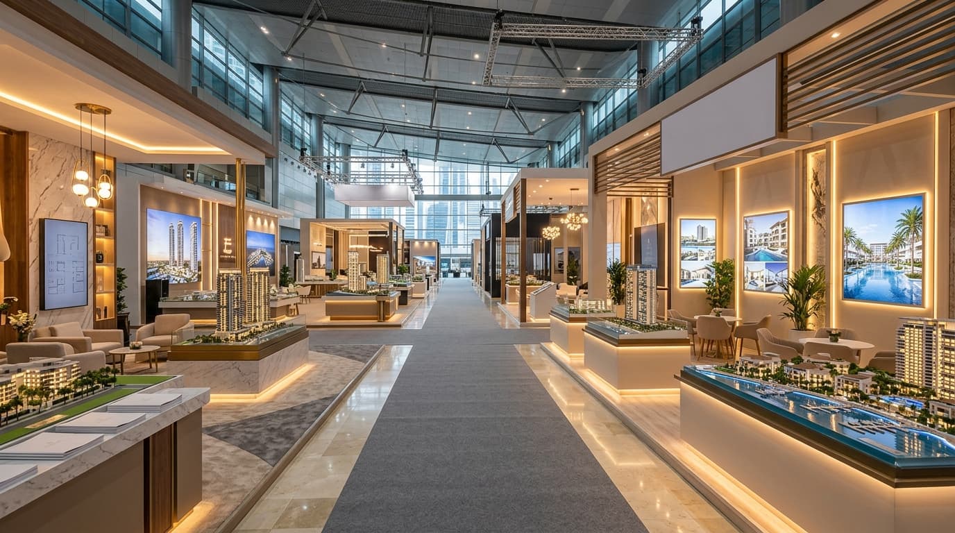 What are the implications of the Ajman Real Estate Investment Exhibition for Gulf investors?