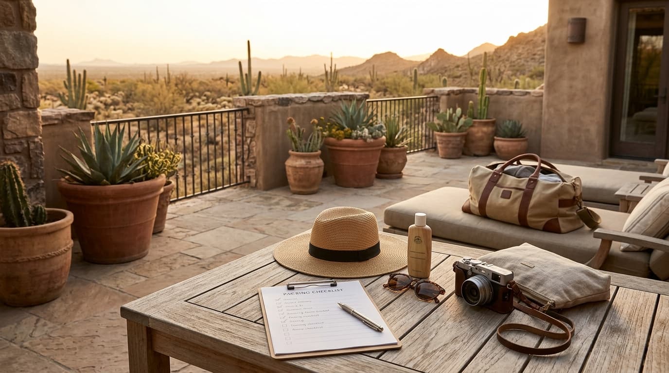 What practical tips should guests follow when booking and staying in desert villas?