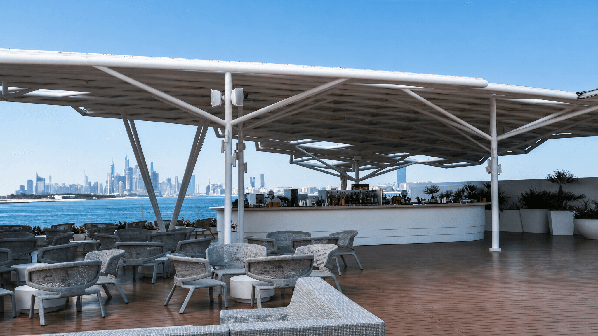 How much does the Breeze Blossom afternoon tea at Address Beach Resort cost?
