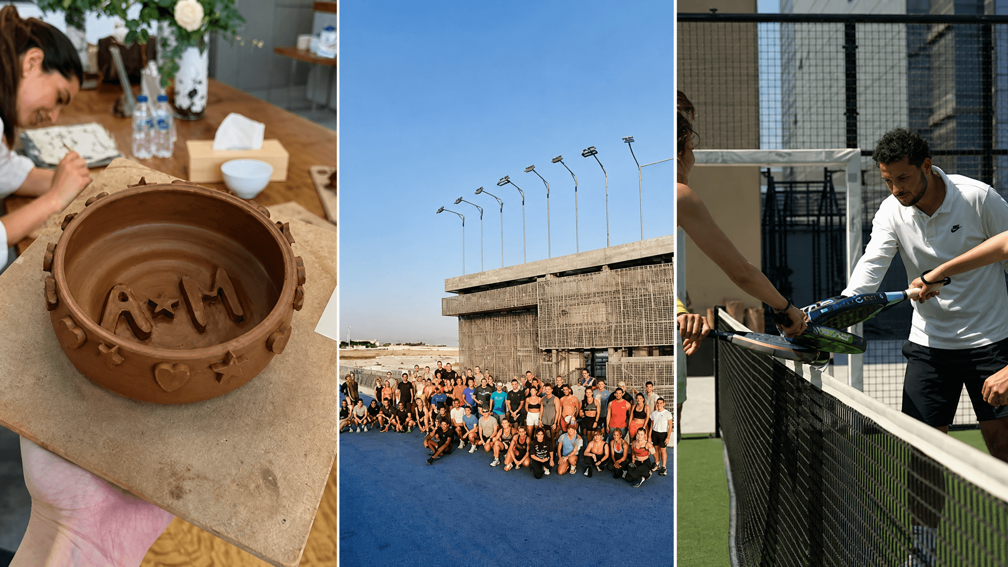 What creative and wellness meetups are available as quieter ways to connect?