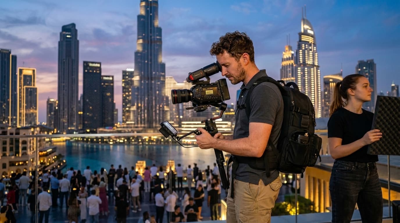 Why does Dubai matter as a creative hub for filmmakers like Len Prasad?
