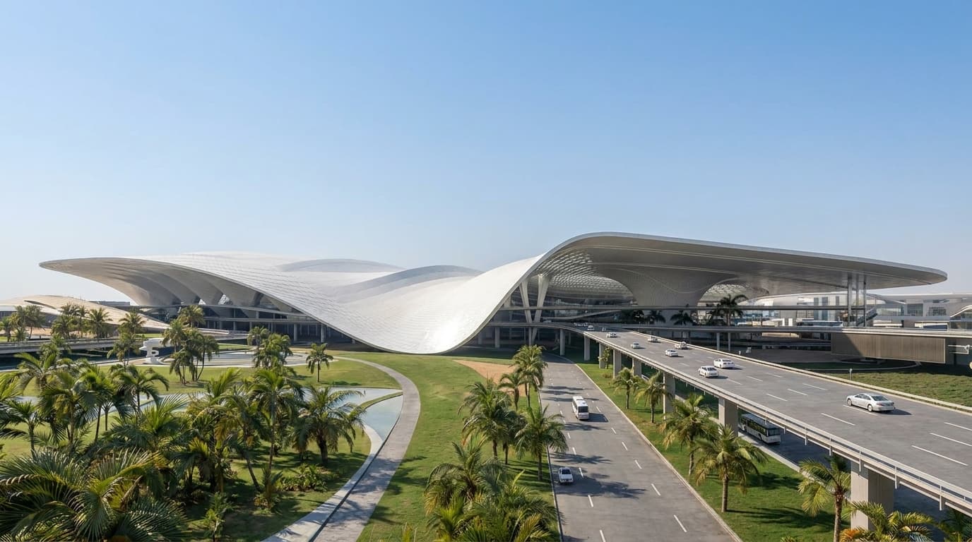 How will flydubai moving to Al Maktoum affect airport capacity and travel flows?
