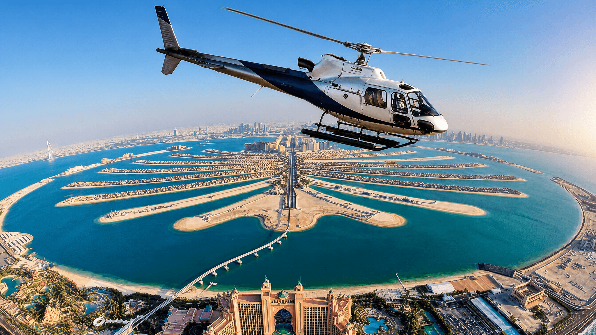 Can you take helicopter tours or aerobatic flights over Dubai?